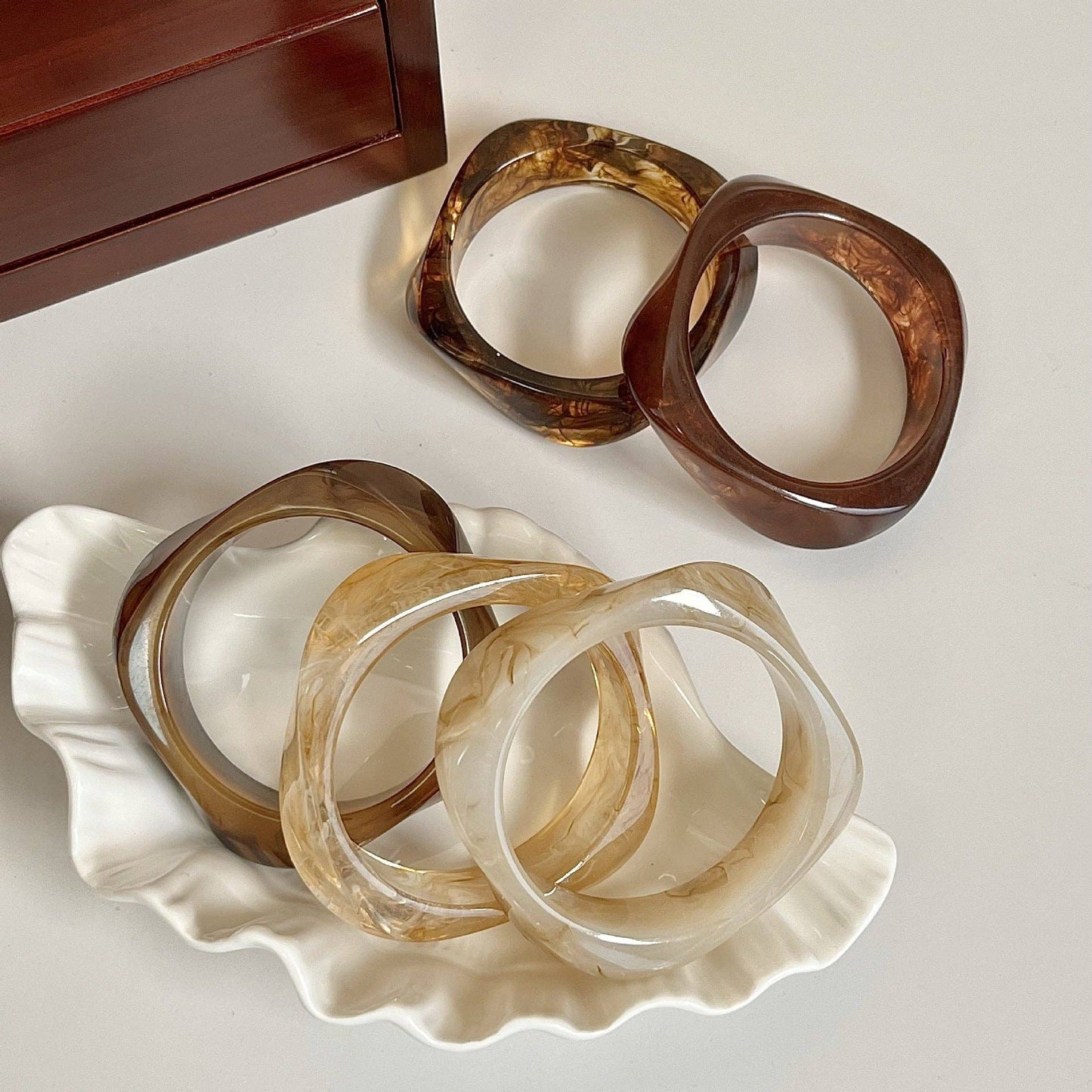 Irregular Acrylic Bangles
