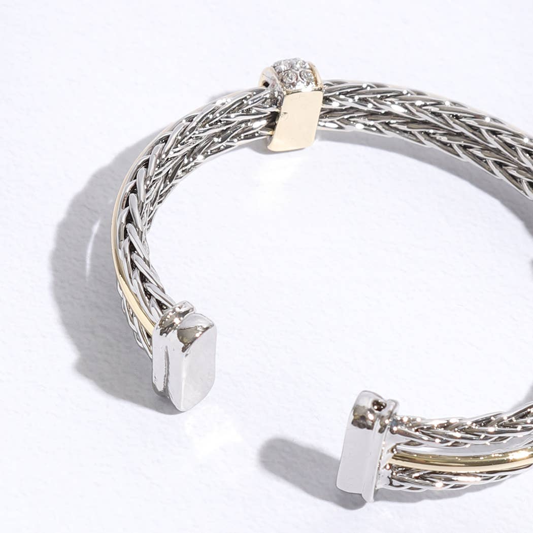 Tina Layered Wheat Chain Bracelet