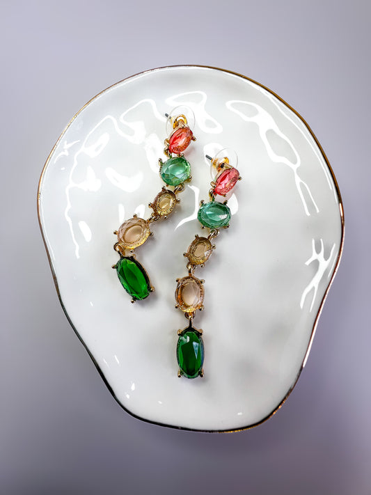 Jade Drop Earrings