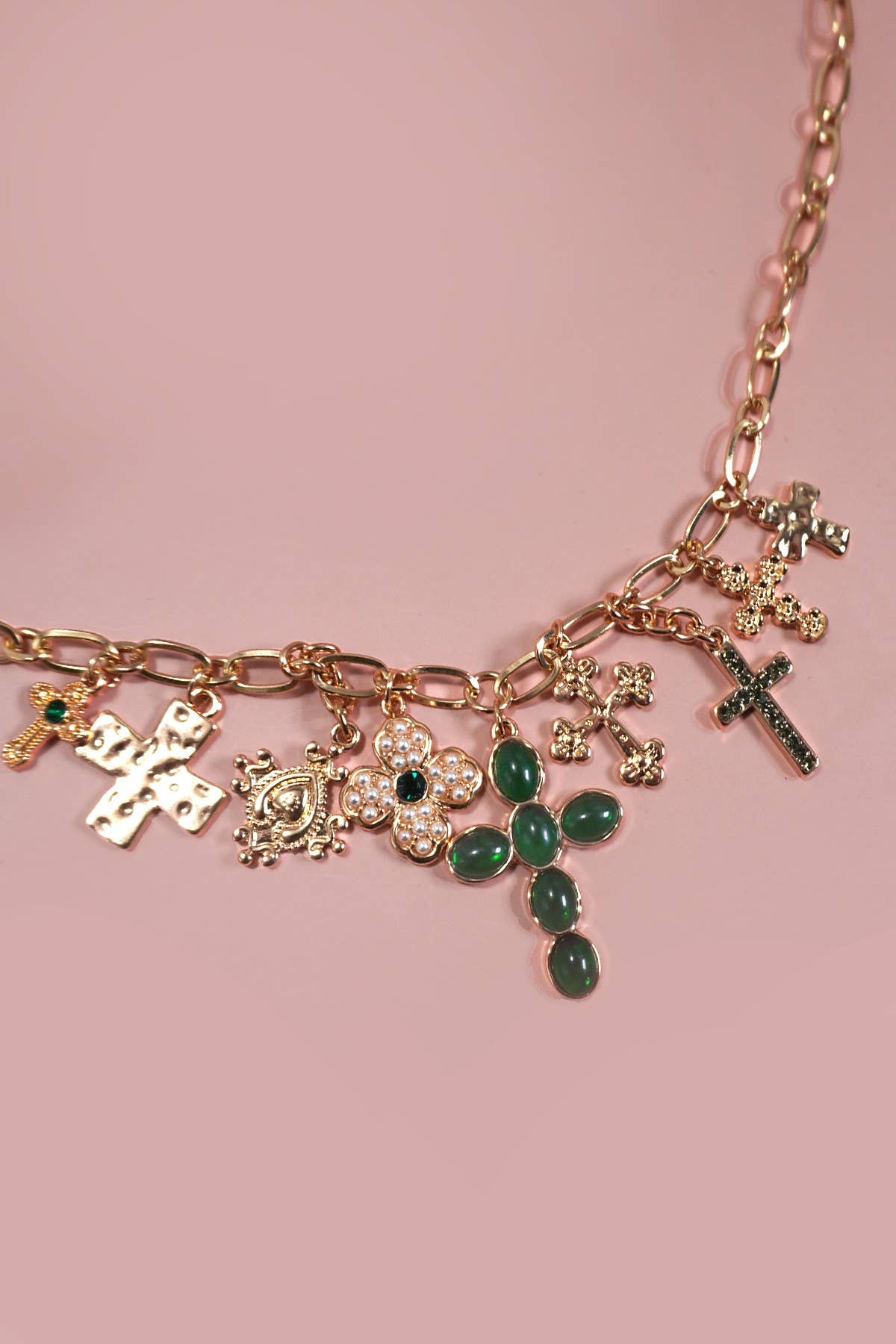 Cross Charm Necklace