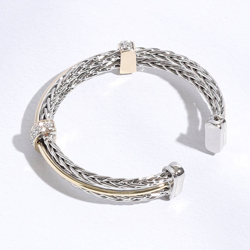 Tina Layered Wheat Chain Bracelet