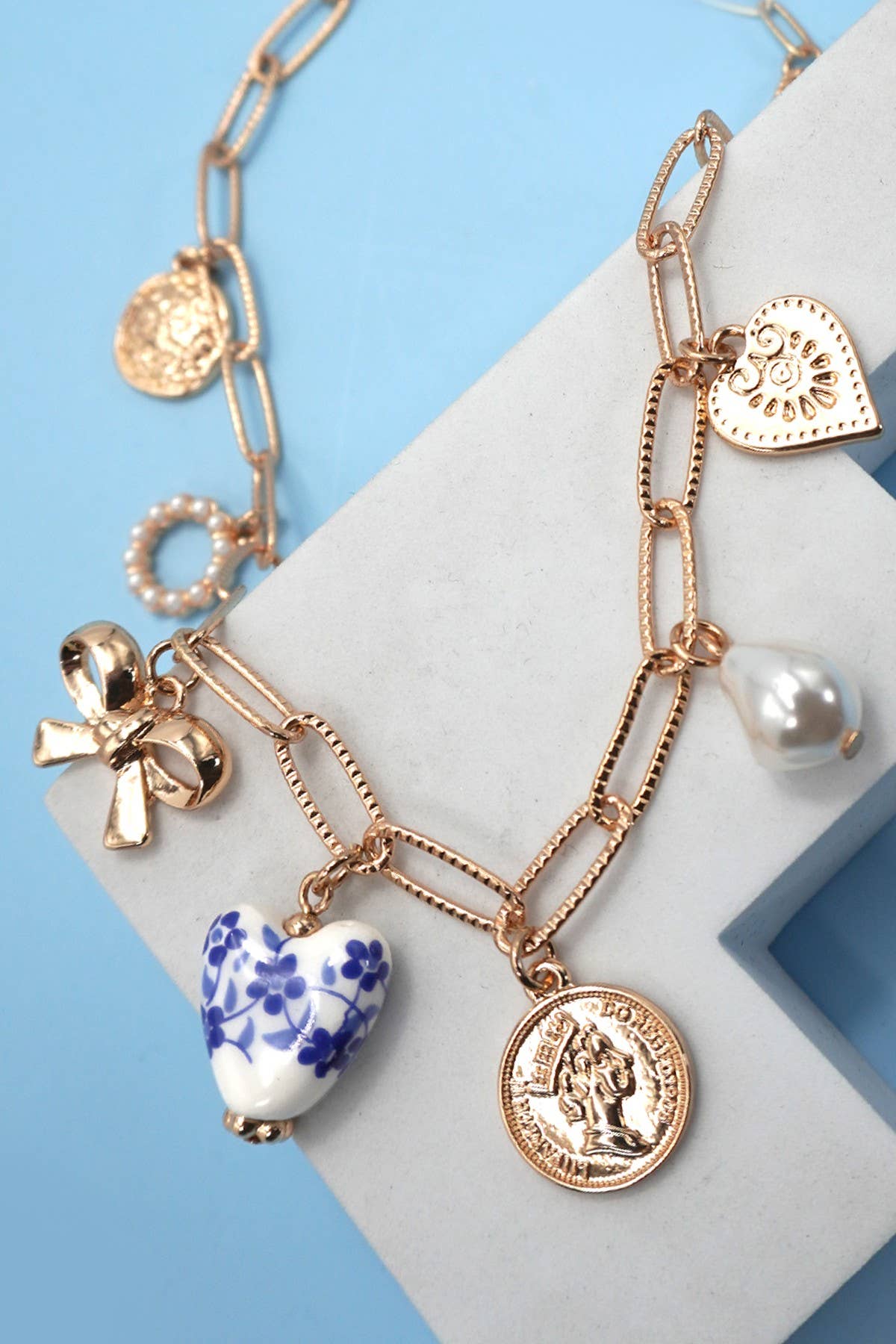 Porcelain Charm Necklace