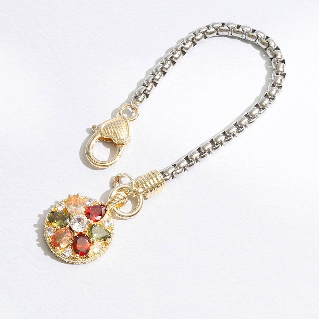Brijea Flower Charm Bracelet