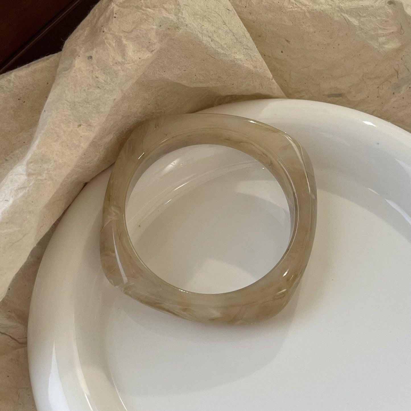 Irregular Acrylic Bangles