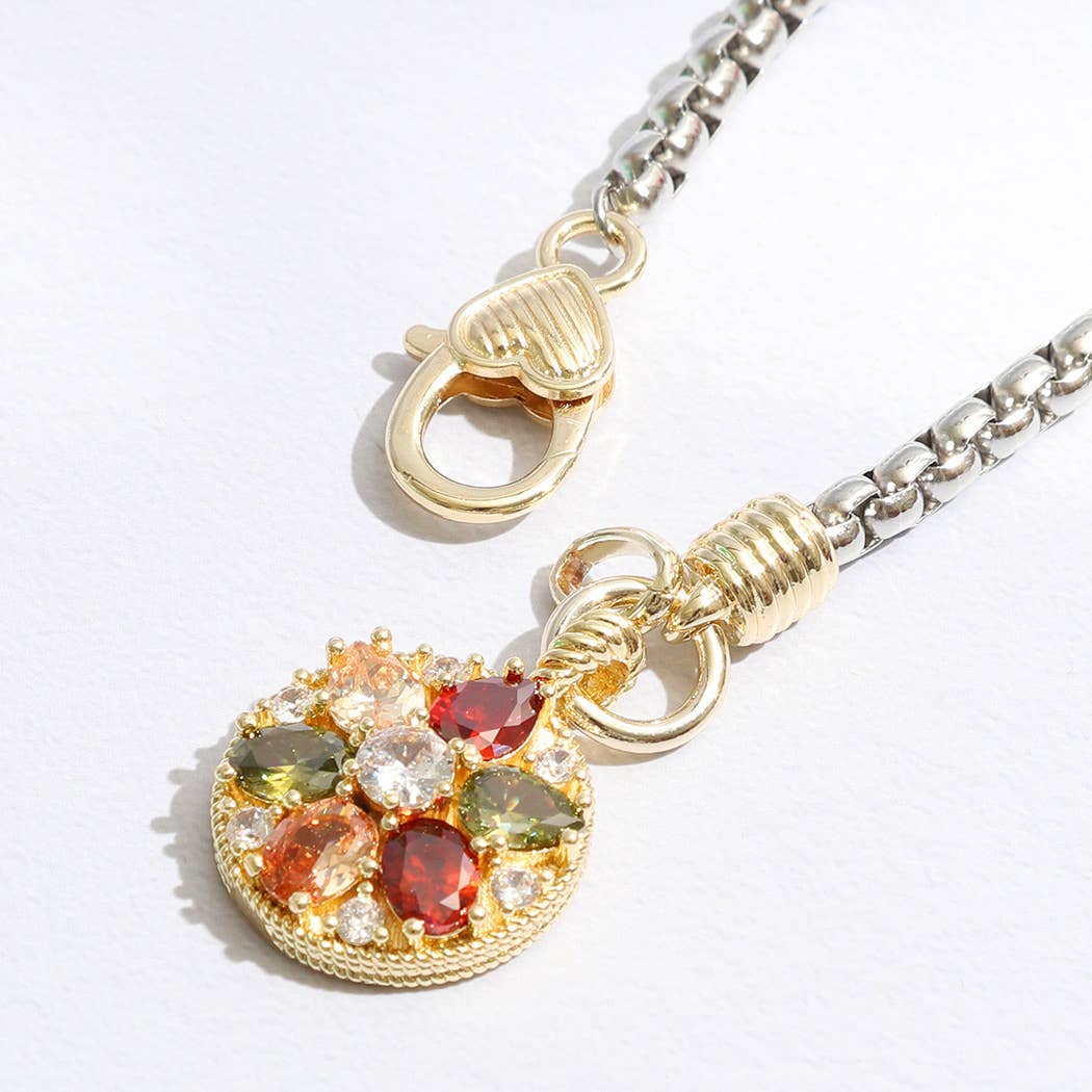 Brijea Flower Charm Bracelet